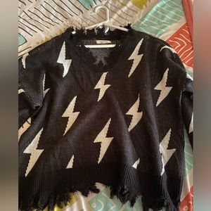 Maternity Black oversized sweater